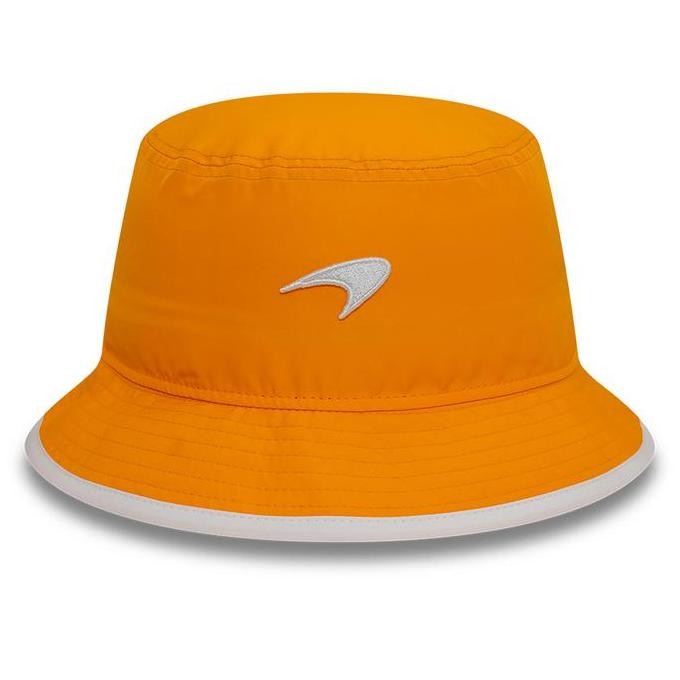 McLaren F1 2024 x Reiss Orange Bucket Hat New Era SPECIAL EDITION. Topi Unisex