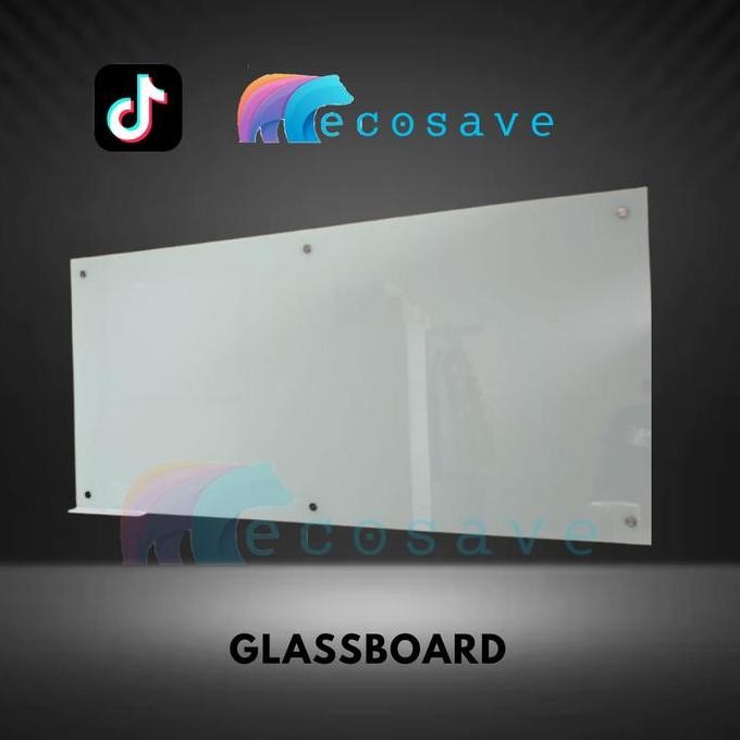 

TERBARU - Glassboard Papan Tulis Kaca Magnetik Whiteboard Custom EcoSave