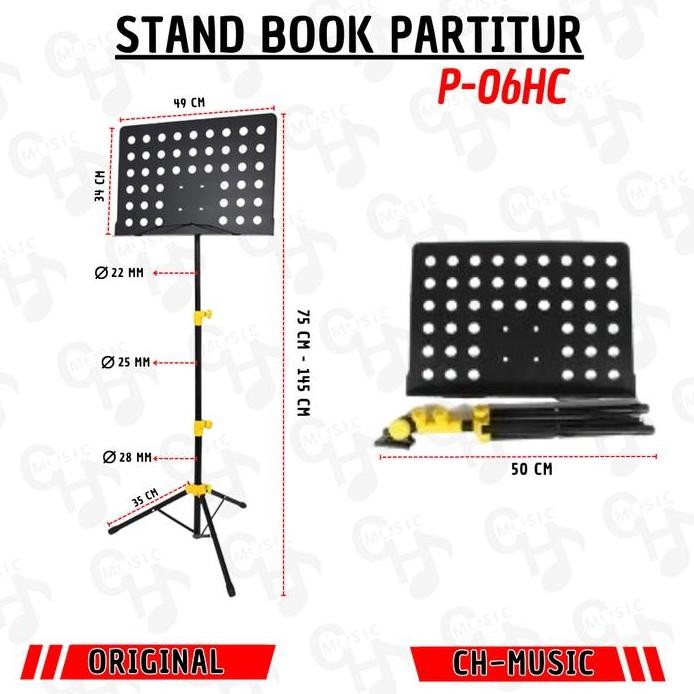 

ready Stand Book Partitur Stand Buku Panggung P-06HC