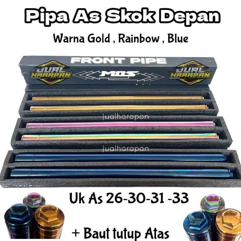 Promoo Mei As Gold 26 30 31 33 as shock depan gold blue Ninja Megapro Vixion Scorpio RX-King RX king