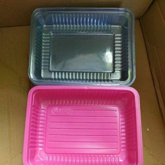 (Expert) mika bento kotak PINK brownies lunch box tumpeng mini nasi ultah