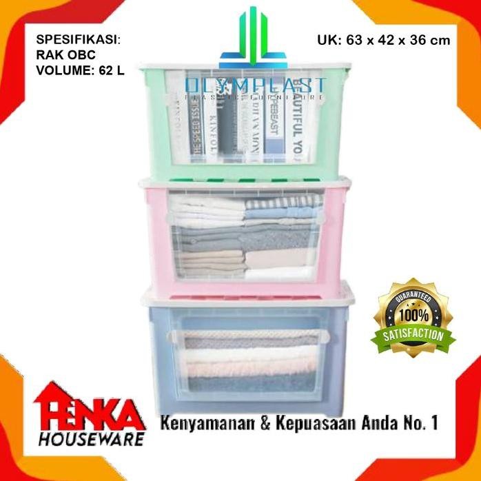

Terlaris Olymplast Kotak Penyimpanan Serbaguna Laci Plastik Obc Storage Box