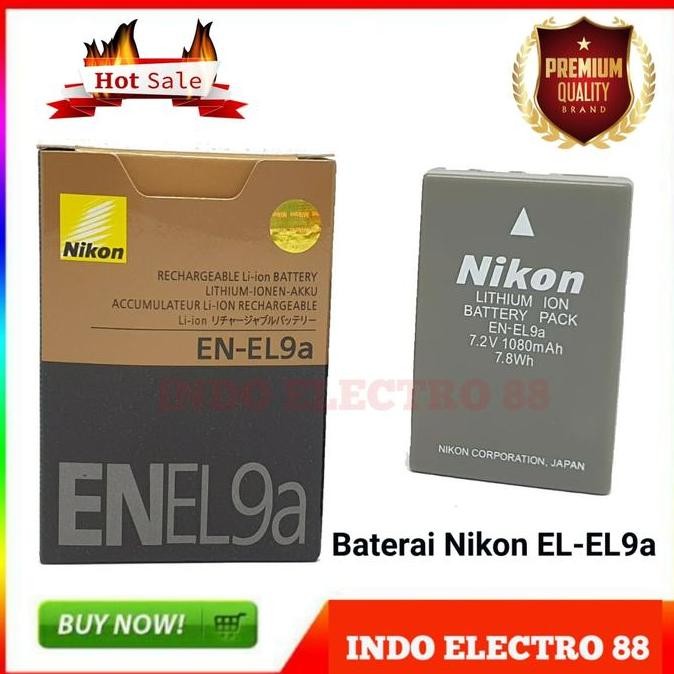TERMURAH - Battery Nikon EN-EL9a (D3000/D5000/D60/D40)