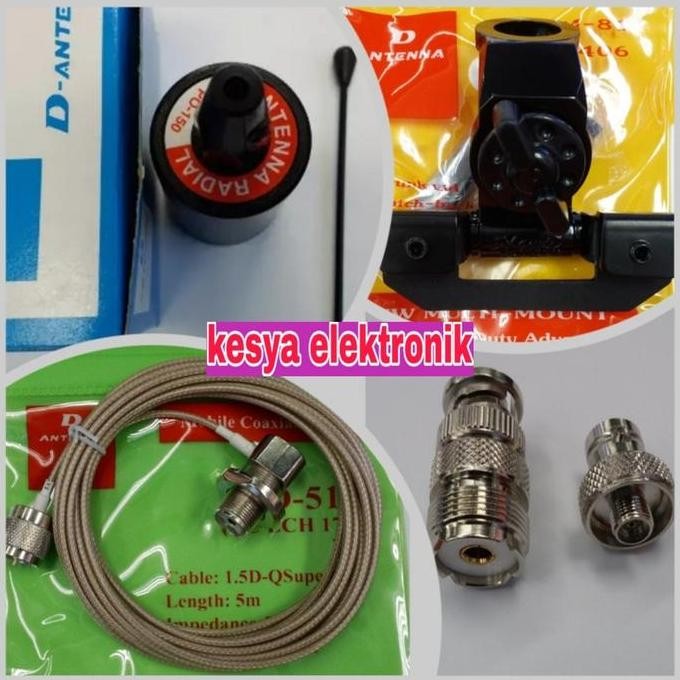 Murah Paket Antena Larsen Radio Mobil Vhf D Antena