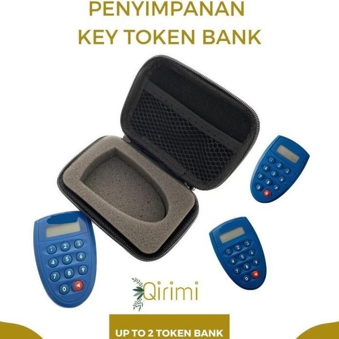 

Terlaris Tas Penyimpanan Key Token Bank Rack Foam Portable / Key Bca Mandiri Case - Size S Mini Up To 2 Token Bank
