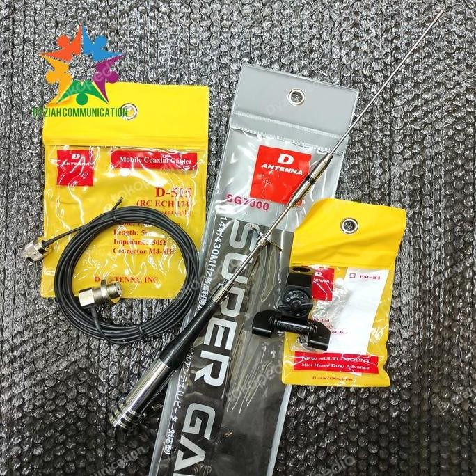 Promo Paket Antena Rig Mobil Sg-7000 Dual Band
