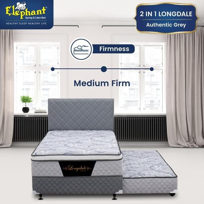 Springbed / Kasur 2 In 1 Elephant Longdale Rebounded