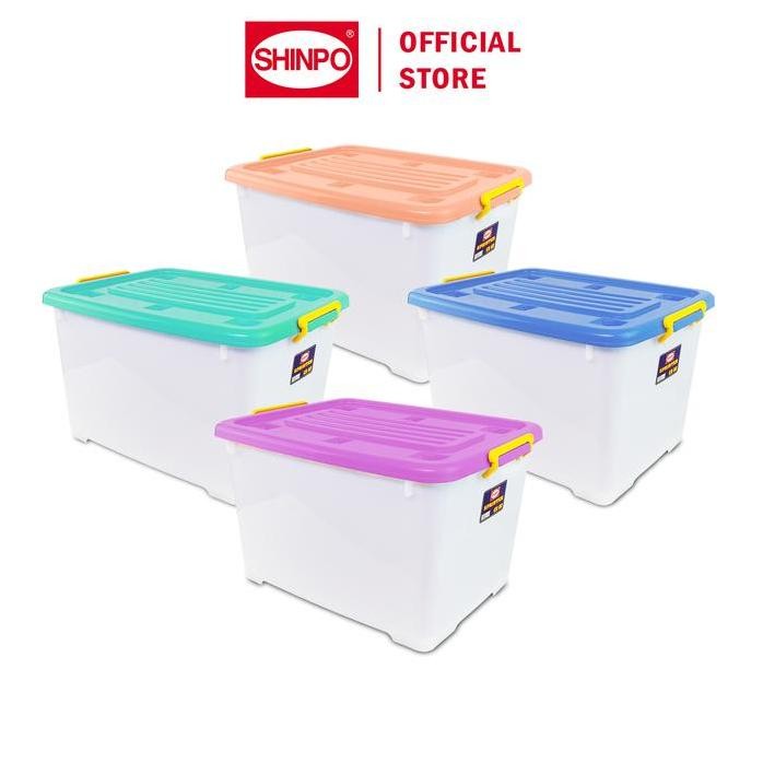 

Terlaris Shinpo Kontainer Plastik Dengan Roda Sprinter Container Box Kotak Penyimpanan Spo-Sip-146-Cb-82