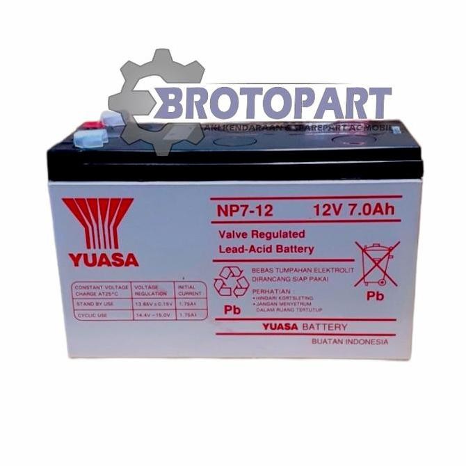 NEW Aki Battery Alat Semprot Sprayer Hama Elektrik Nagoya YUASA NP7 12