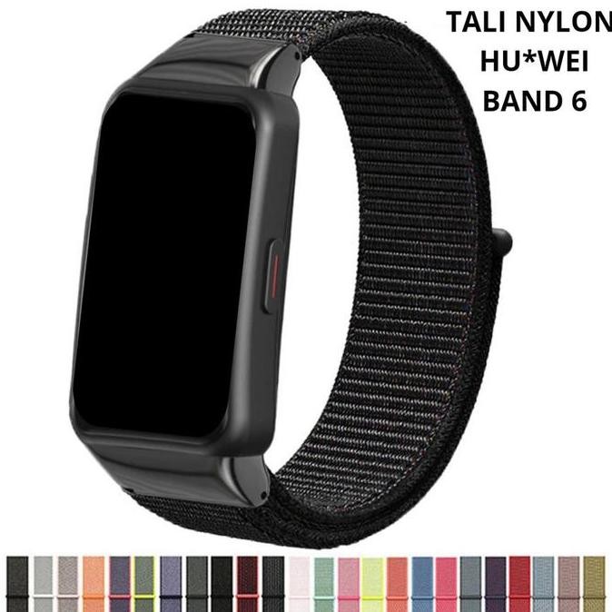 TERMURAH - Tali Jam Nylon untuk Huawei Band 6 Nilon Strap Band