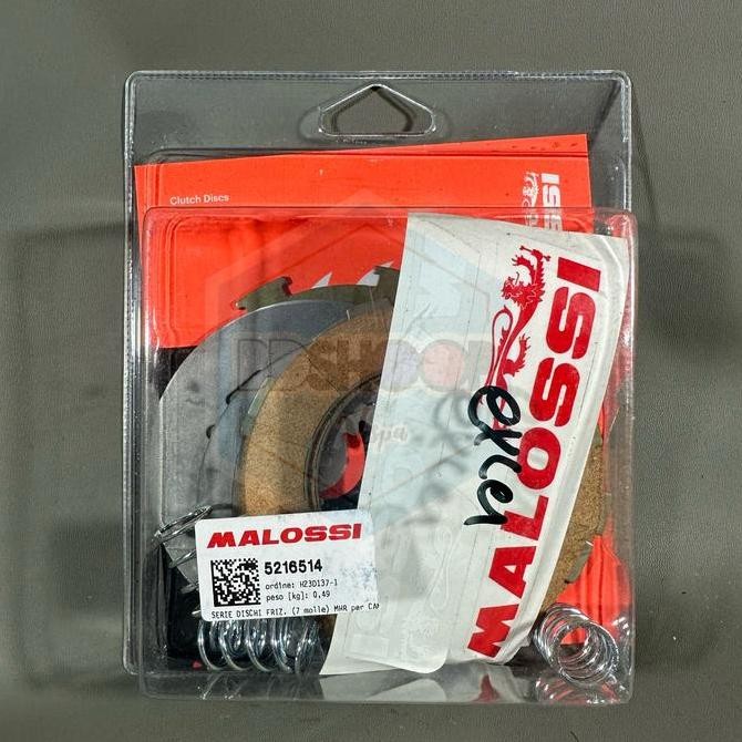 kampas kopling malossi set vespa px excel excluisve per 7