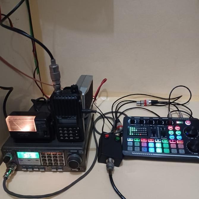 Promo Paket Ptt Soundcard V8S To Radio Rig Kenwood Tr-7950 Tr-9130