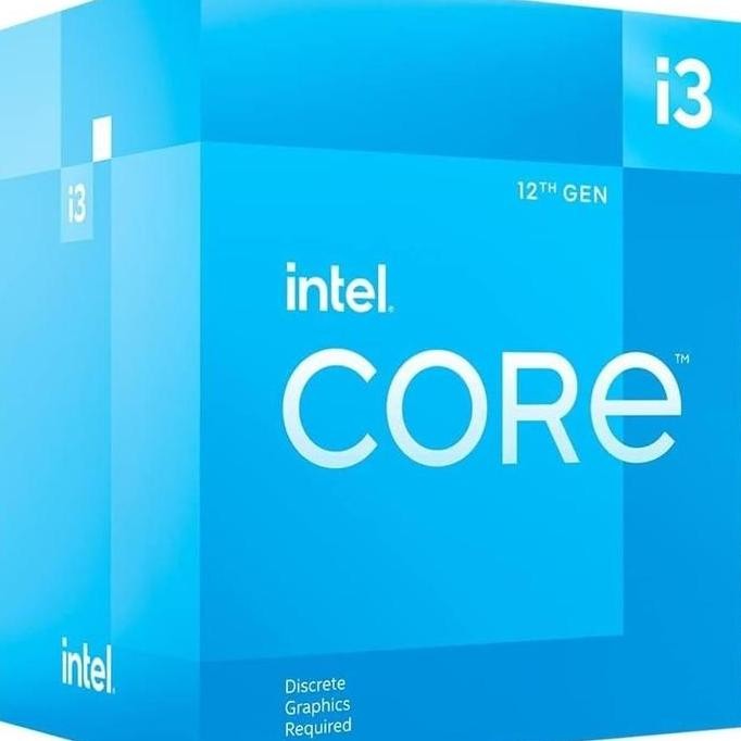 TERBARU - Intel Core i3-12100F LGA1700 4C/8T 4.3Ghz 12MB 60W Komputer Prosessor