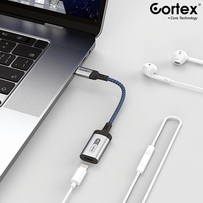 Cortex MH306 Tipe c to Lightning Splitter Type C Adapter Converter