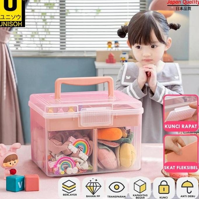 

Terlaris Unisoh Storage Box Kotak Penyimpanan Serbaguna