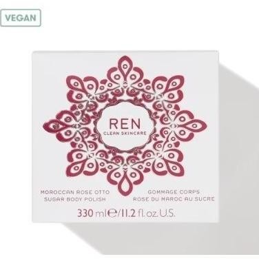 Ren Clean Skincare Moroccan Rose Otto Sugar Body Polish Scrub