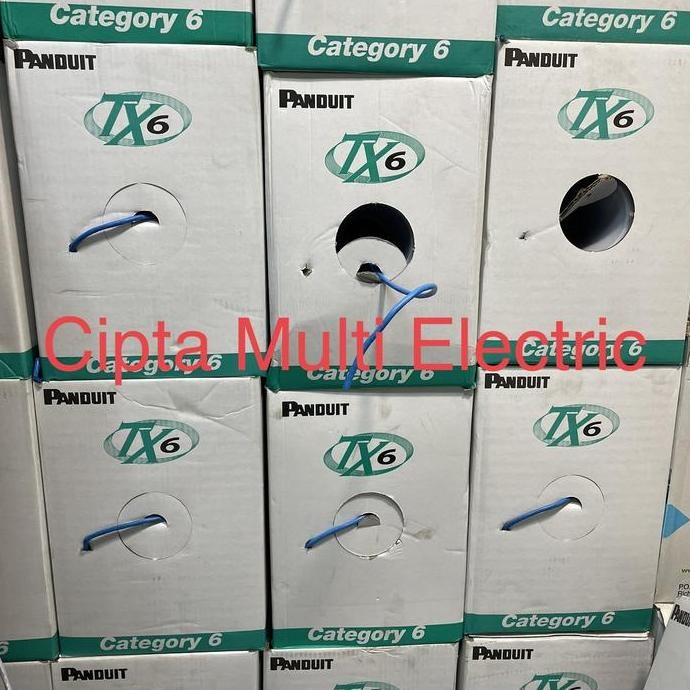 TERBARU - Kabel UTP Panduit TX6 Cat6 / UTP Cat6 Panduit Tx6 Biru 305m / UTP TX6