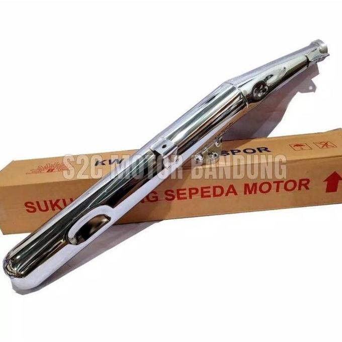 KNALPOT RX KING STANDAR PABRIKAN KNALPOT RX KING STANDAR HARIAN CROM