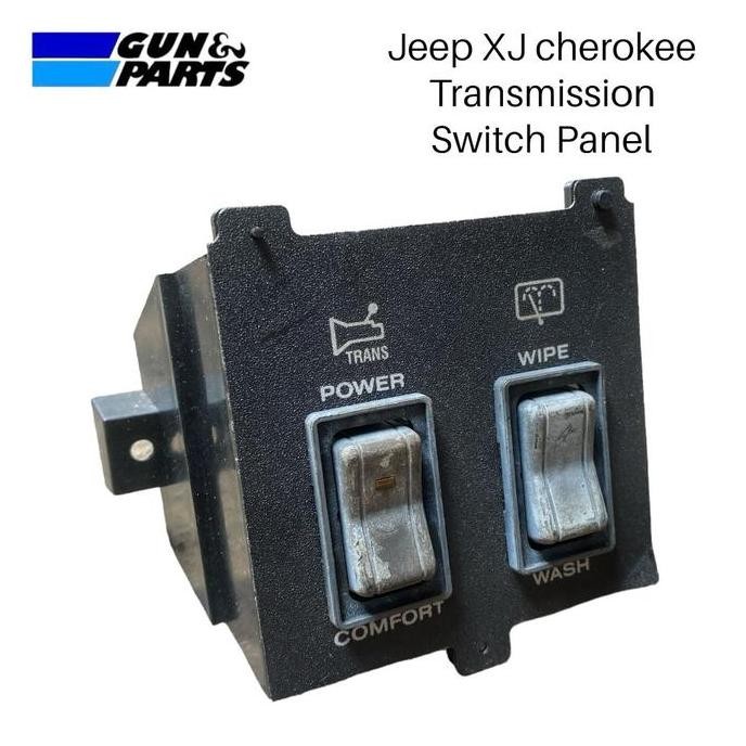 Transmission Switch Panel Jeep XJ Cherokee Sparepart Mobil Copotan Ori