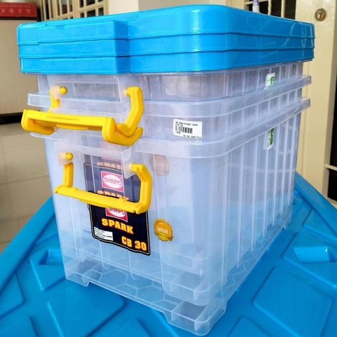 

Terlaris Shinpo Box Container Cb 30 Liter Storage Kontainer Box Bening Sip