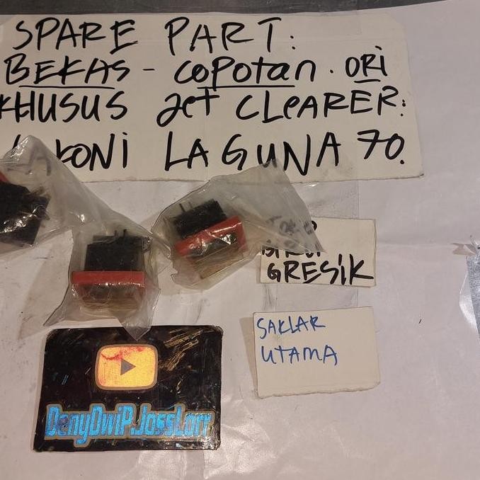 bekas copotan sparepart. KHUSUS jet cleaner lakoni laguna 70. bagian SAKLAR UTAMA
