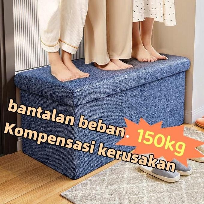 

Terlaris Cotton Storage Box Sofa /Box Penyimpanan Serbaguna / Kotak Penyimpanan Tempat Lipat Sofa