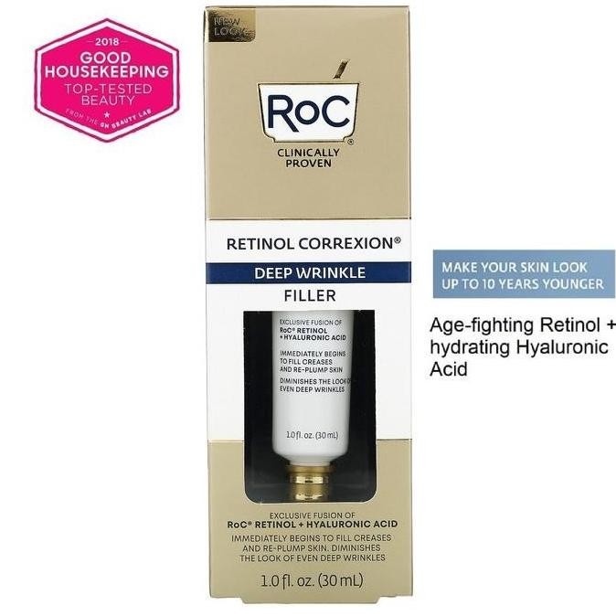 Roc Retinol Correxion Deep Wrinkle Facial Filler With Hyaluronic Acid