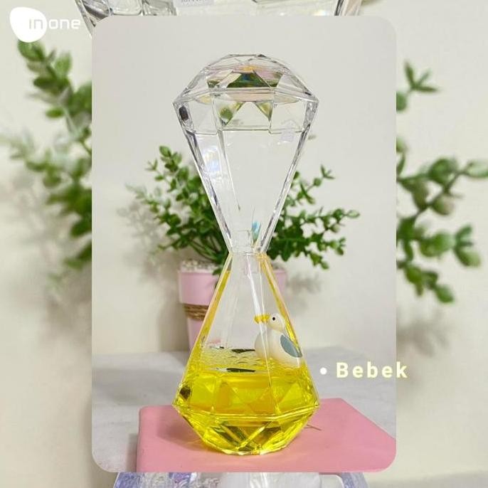 (Expert) Inone Pajangan Dekorasi Jam Pasir Millenial Cute Dolphine Oil Drop Orn
