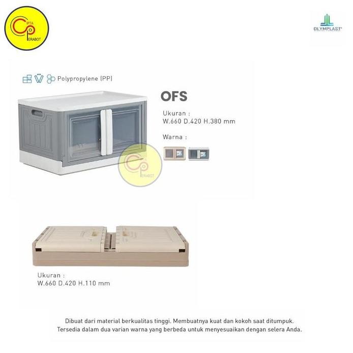 

Terlaris Olymplast Folding Storage Rak Lipat Serbaguna Plastik Ofs