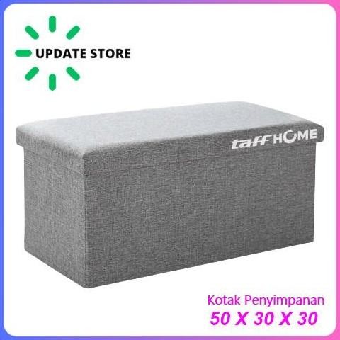 

Terlaris Storage Box Multifungs Sofa Kotak Penyimpanan Barang 50X30X30Cm - Gray