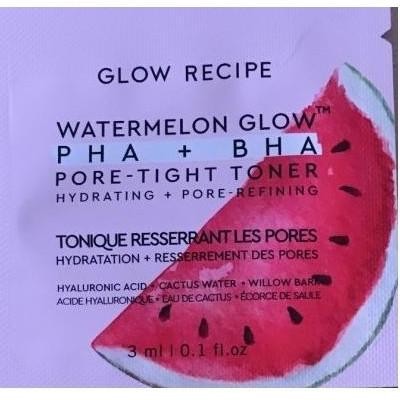 Glow Recipe Sample Watermelon Glow Toner Pineapple Serum Avocado Mask