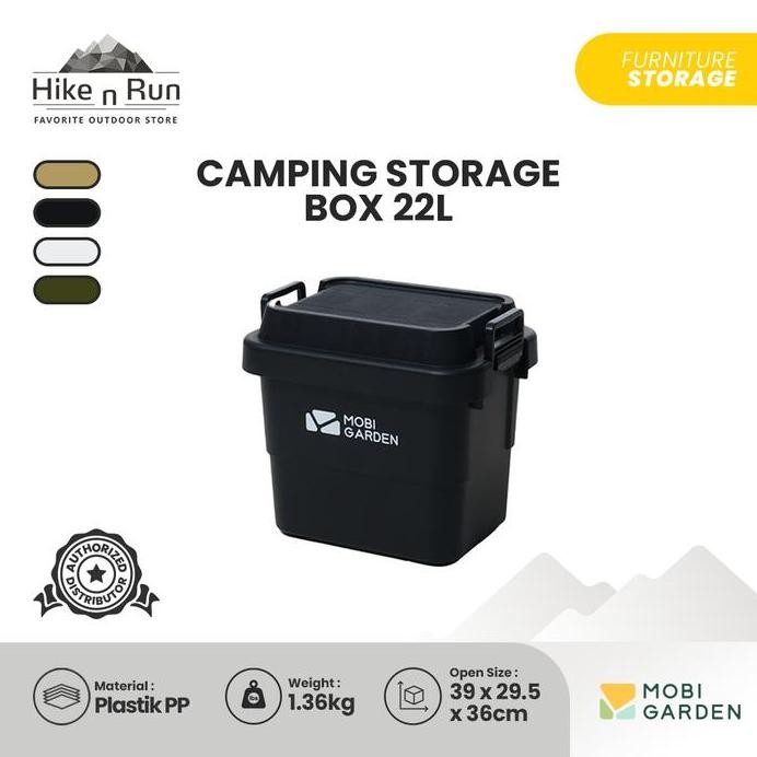 

Terlaris Box Penyimpanan Mobi Garden Nx22671051 Camping Storage Box 22L