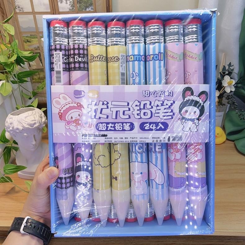 

Hadiah Alat Tulis Anak Pensil Jumbo Kreatif Pensil Besar Baru Kartun Lucu Pensil
