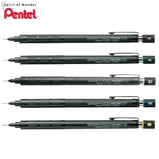 

Pentel Graph 1000 For Pro Professional Drafting Mechanical Pencil 0.3mm 0.4mm 0.5mm 0.7mm 0.9mm Pensil Mekanik PG1003 PG1004 PG1005 PG1007 PG1009