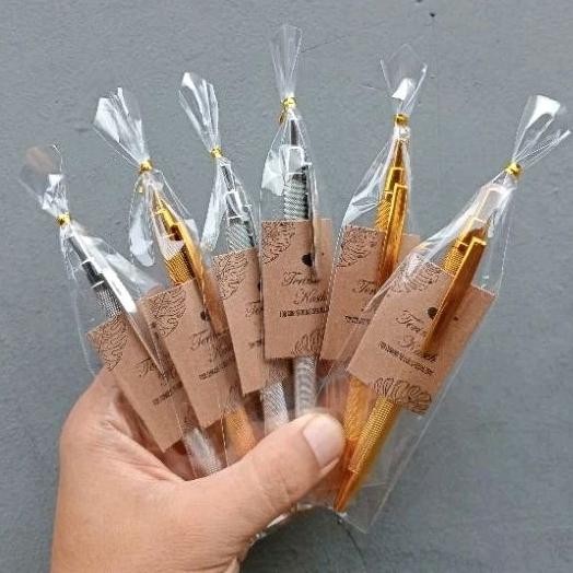 

Pulpen Souvenir Isi 100 Kemas Plastik Free Kartu Ucapan