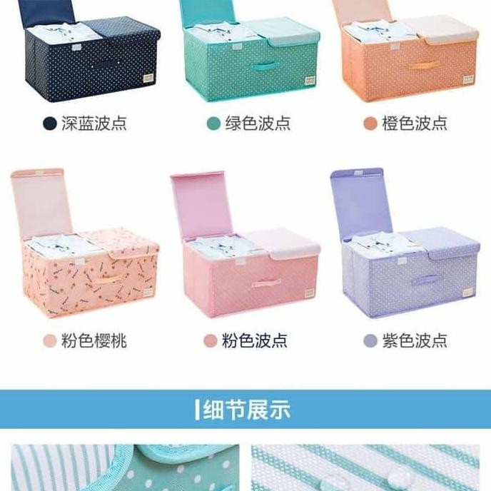 

Terlaris New Storage Bag Box Organizer Tempat Penyimpanan Baju Mainan Dll