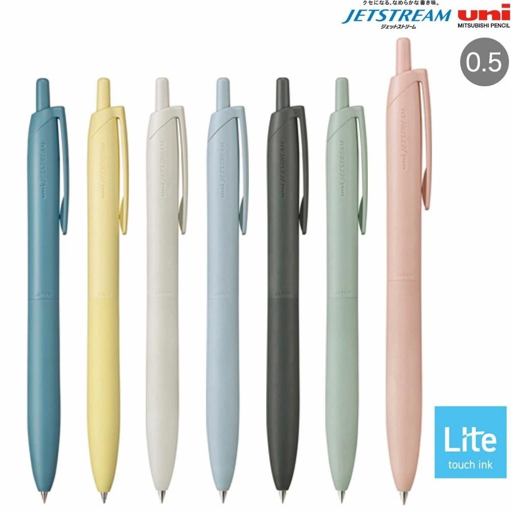 

Uni Jetstream Lite Touch Ink Single Color Light Ballpoint Pen 0.5mm 0.7mm Pulpen SXN-LS