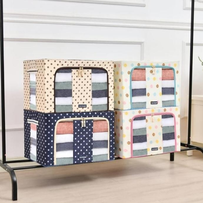 

Terlaris Cod Tempat Penyimpanan 66 Liters Dobel Sleting Storage Baju