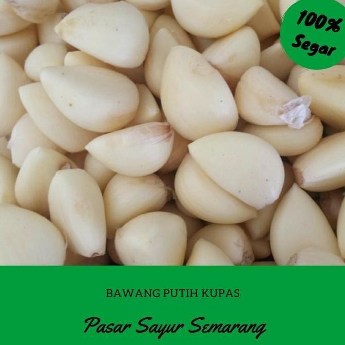 

Bawang Putih Kupas Segar Fresh 500 Gram Pasar Sayur Semarang