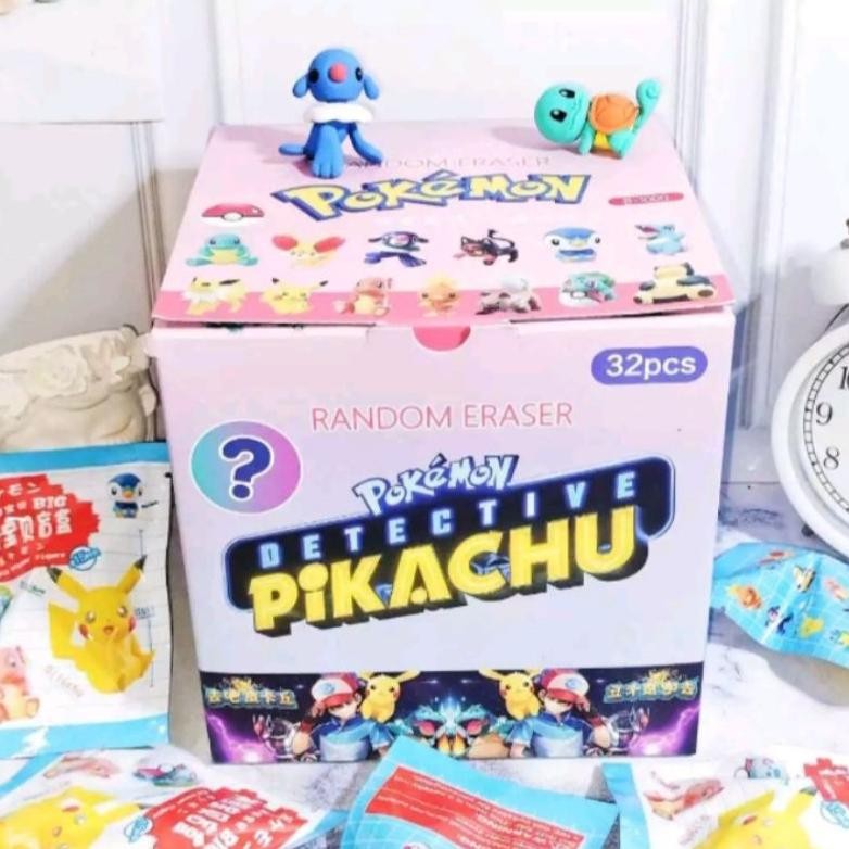 

Paket Usaha Penghapus Bag Mistery Pokemon 1 Box Isi 32 Pcs Penghapus Grosiran Alat Tulis Murah