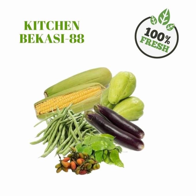 

Sayuran segar racikan sayur lodeh komplit