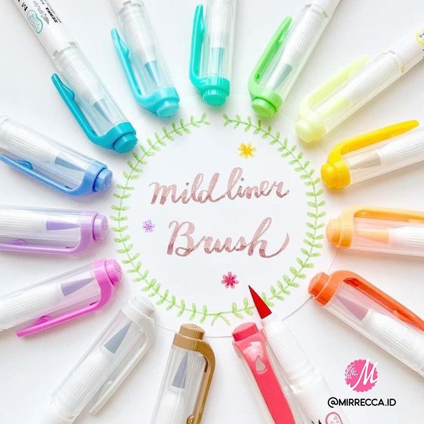 

ZEBRA MILDLINER BRUSH PEN & MARKER DOUBLE ENDED HIGHLIGHTER