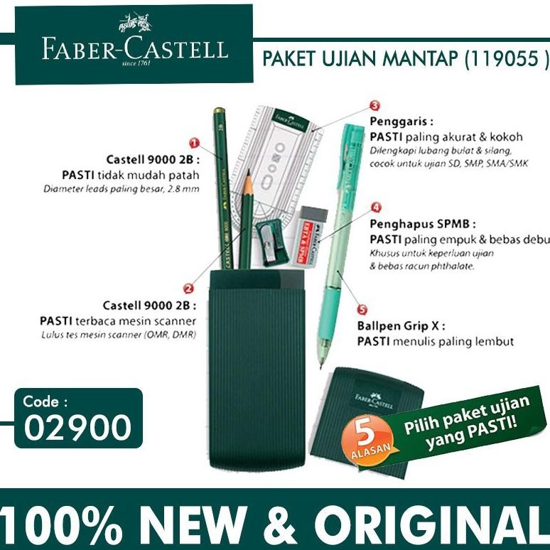 

Paket Ujian Mantap Faber Castell (Ada Correction Pen)