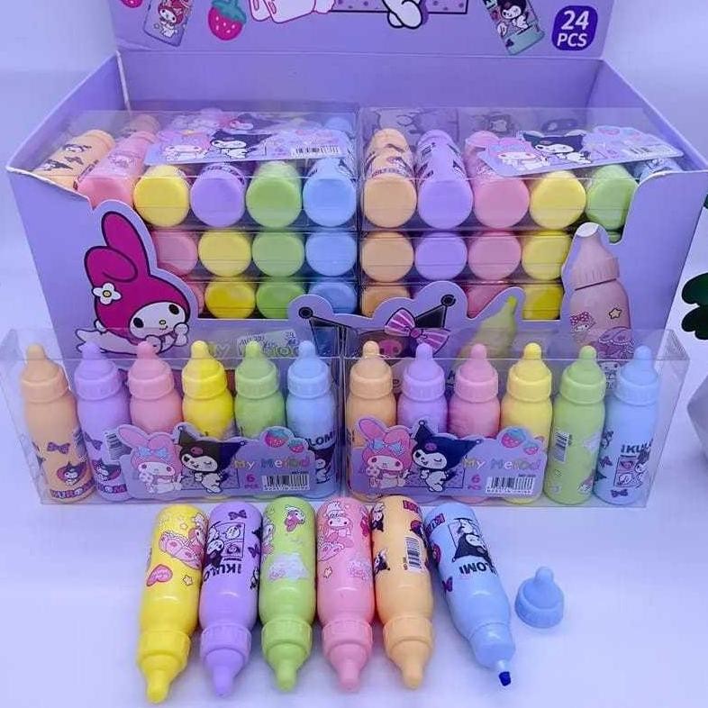 

6 PCS STABILO KUROMI MELODY CINAMOROL LIGHTER PENANDA