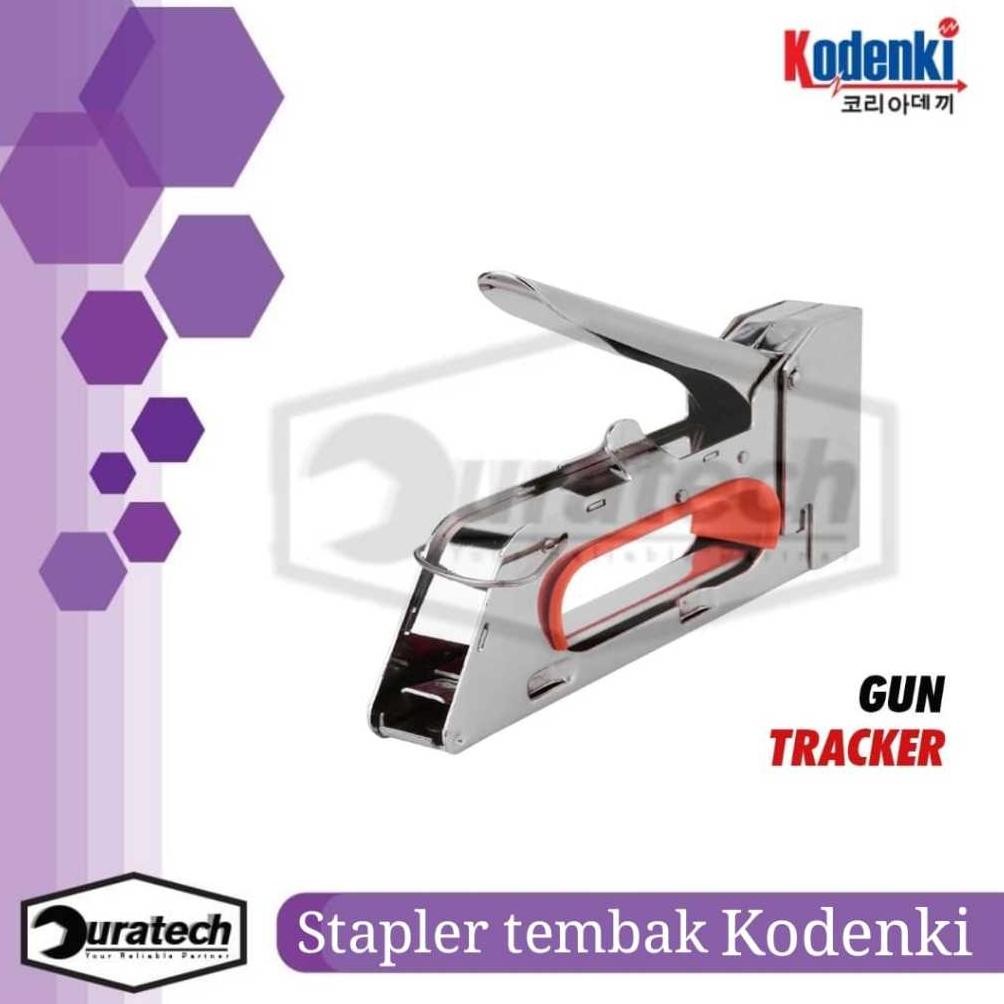 

Stapler gun tracker Kodenki alat staples jok motor sofa kain tirai kayu 13/6 13/8 kodenki Stapler gun staples tembak ergonomic jok motor sofa kodenki KDK-GTM923 staples tembak 13/4-6-8mm - Staples jok motor mebel - Stapler gun manual AST