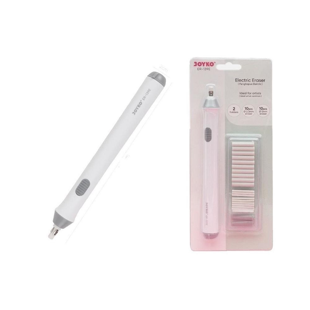 

(SET) Penghapus Pensil Elektrik / Electric Eraser + Refill - Joyko ER-139E