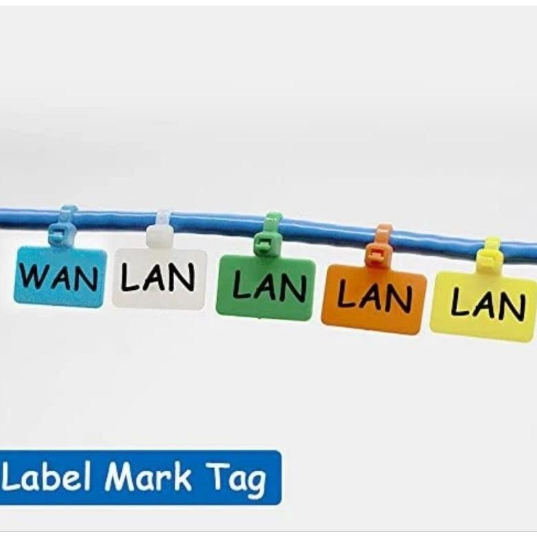 

Kabel ties bendera 4x200 Kabel Tiest Label Bendera isi 50 pcs AST