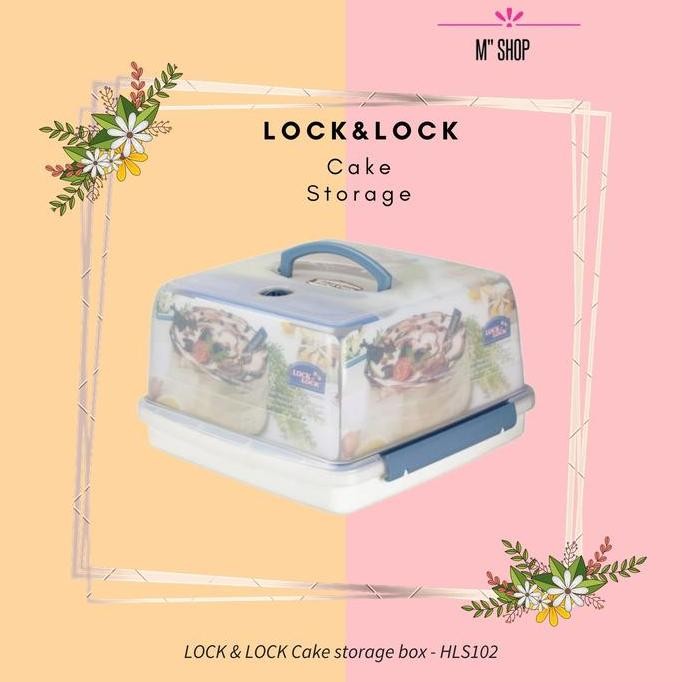 

Terlaris Lock & Lock Cake Storage Box - Hls102