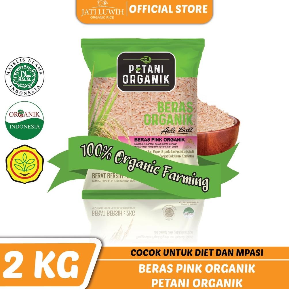 

Beras Pink Petani Organik 2kg / Cocok Untuk Diet dan Mpasi