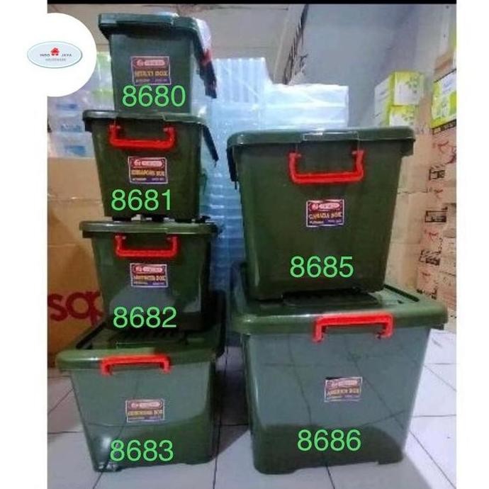 

Terlaris Container Box 150 Liter Nikura American Box Kontainer Cb 150 Storage